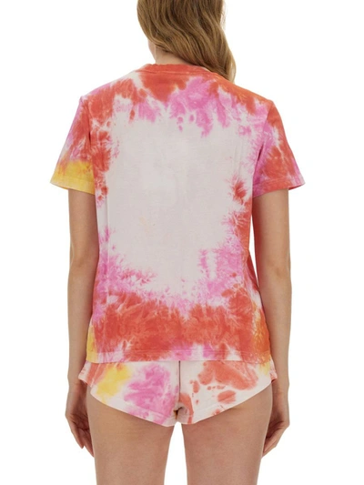 Msgm Tie-dye T-shirt In Multicolour