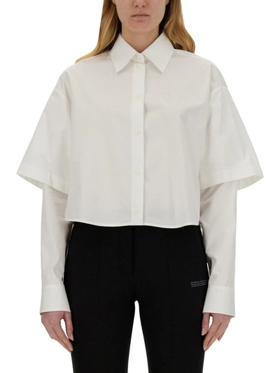 Shop Off-white Poplin Shirt