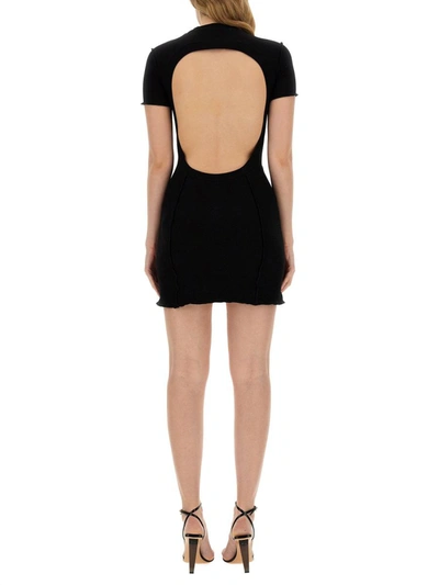 Shop Palm Angels Dress With Logo In Black