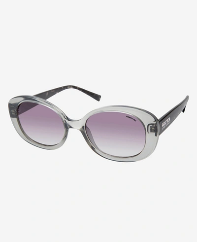 Shop Kenneth Cole Women's Oval Sunglasses In Grey