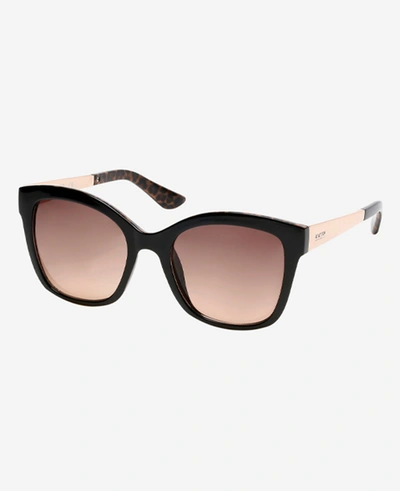 Shop Kenneth Cole Women's Square Sunglasses In Black