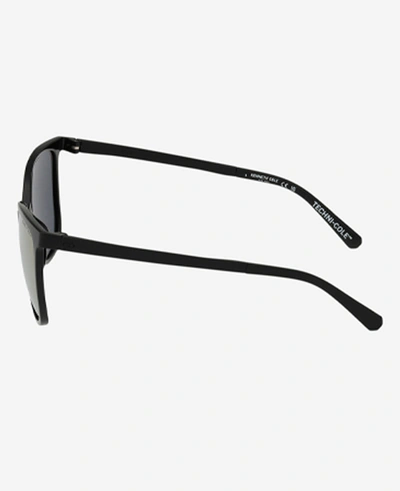 Kenneth Cole Square Ultem Sunglasses In Black
