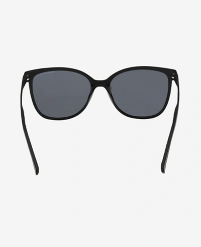 Kenneth Cole Square Ultem Sunglasses In Black