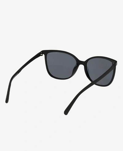 Kenneth Cole Square Ultem Sunglasses In Black