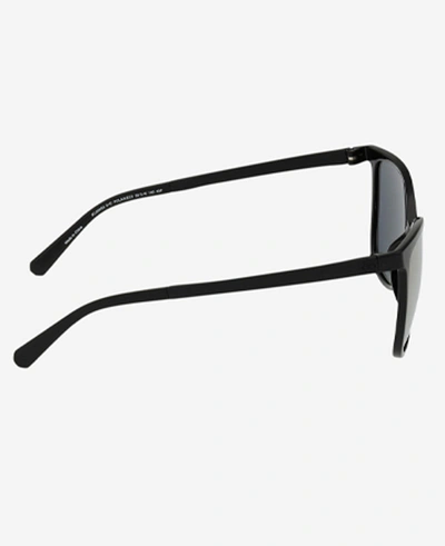 Kenneth Cole Square Ultem Sunglasses In Black
