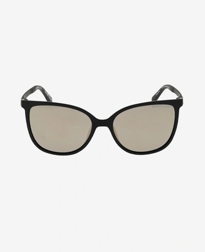 Kenneth Cole Square Ultem Sunglasses In Black