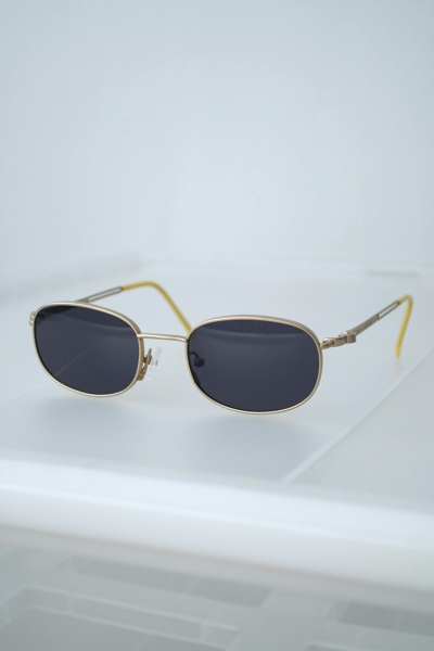 Pre-owned Yohji Yamamoto Glasses In Gold
