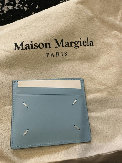 Pre-owned Maison Margiela Margiela Card Holder In Blue