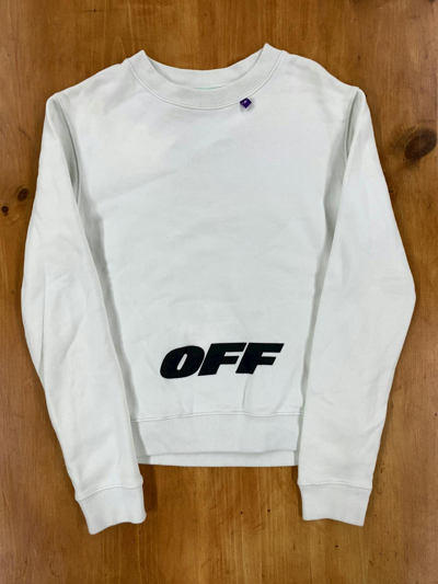 Pre-owned Off-white Crewneck In White