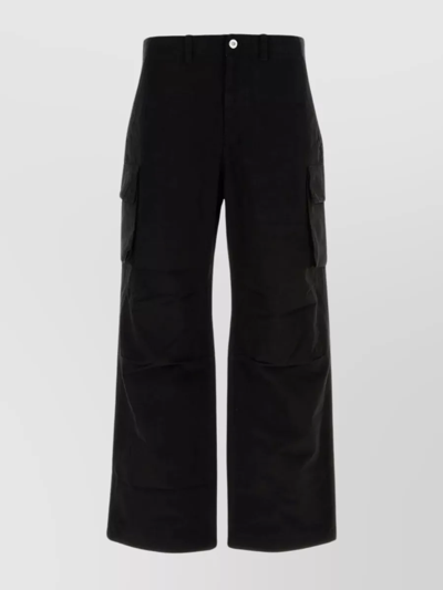 Shop Our Legacy Cargo Pant In Cotton Twill In Black
