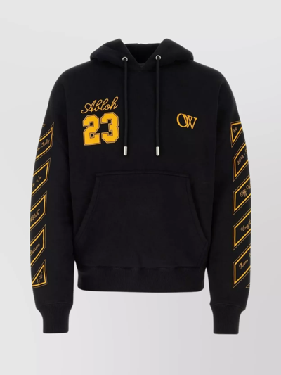Off-white Off White Skated Hoodie With Ow 23 Logo In Black
