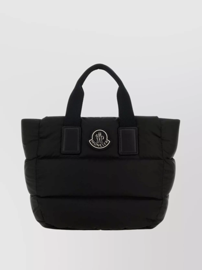 Shop Moncler Mini Caradoc Quilted Shoulder Bag
