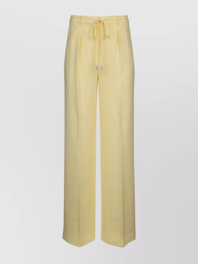 Shop Calvin Klein Sophisticated High-waisted Pleated Trousers