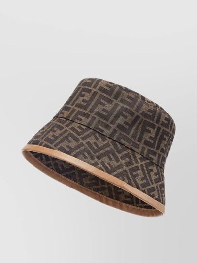 Shop Fendi Jacquard Fabric Bucket Hat