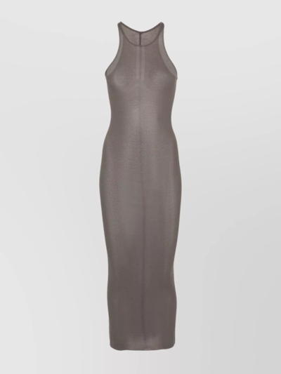 Shop Rick Owens Fitted Ribbed Tank Dress