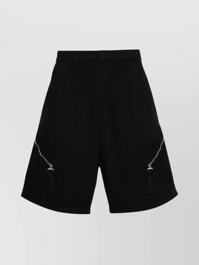 Shop Jacquemus Canvas Knee-length Shorts Belt Loops