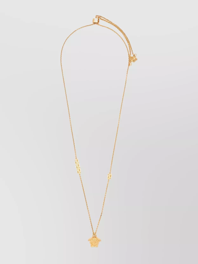 Shop Versace Medusa Head Pendant Chain Necklace