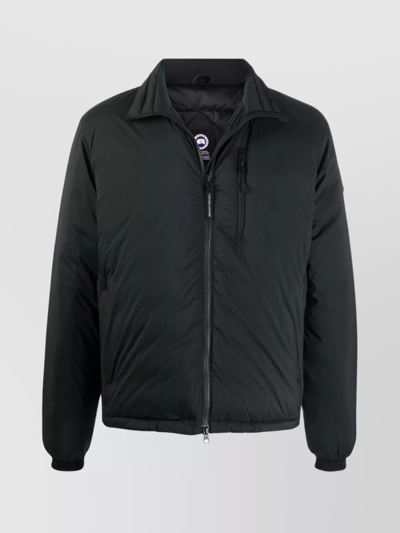 Shop Canada Goose Lodge Down-filled Quilted Jacket Extended Hem