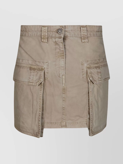 Shop Golden Goose Short Skirt Utility Pockets