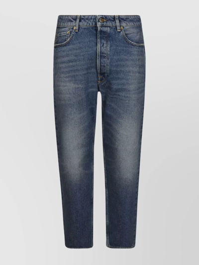 Shop Golden Goose Stone Washed Denim Trousers