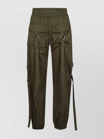 Shop Liu •jo Buckle Belt Cargo Trousers D-ring Cuffs