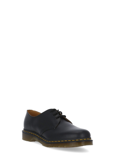 Shop Dr. Martens' 1461 Lace Ups In Black Smooth