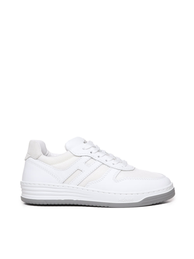 Shop Hogan H630 Sneakers With Insert Design In White