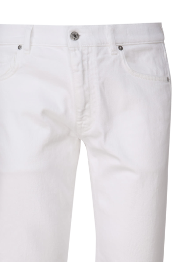 Shop Mauro Grifoni Jude Skinny Denim Pants In White