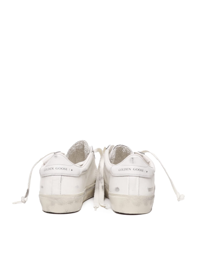 Shop Golden Goose Sneakers With A Worn Effect In White