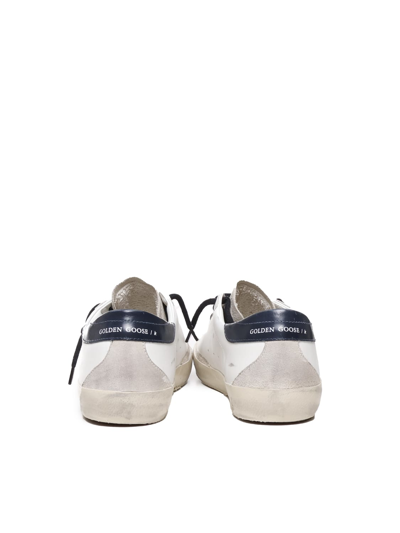 Shop Golden Goose Super-star Sneakers With A Worn Effect In White
