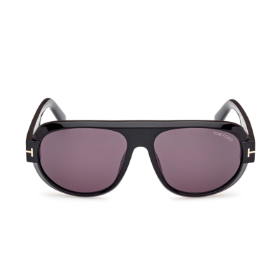 Shop Tom Ford Sunglasses In Nero/grigio