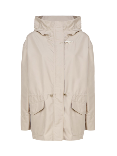Shop Fay Parka With Hook In Beige