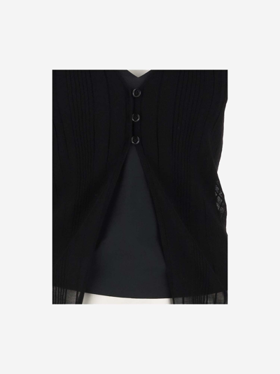 Shop Pinko Lightweight Knit Cardigan In Black