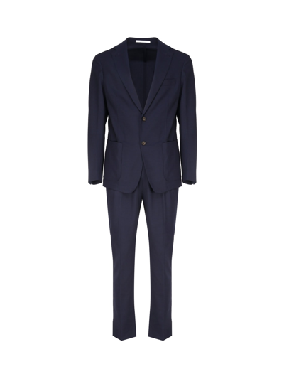 Shop Eleventy Single-breasted Suit In Blu
