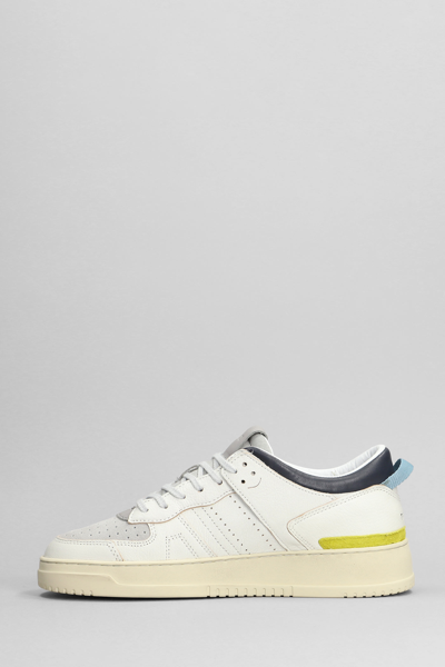 Shop Date Torneo Sneakers In White Leather
