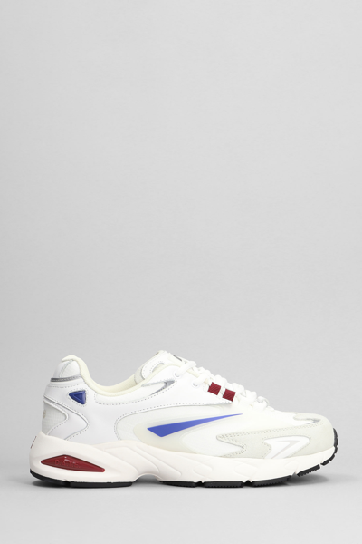 Shop Date Sn23 Sneakers In White Leather And Fabric