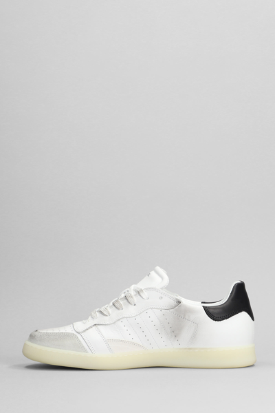 Shop Date Sporty Low Sneakers In White Leather