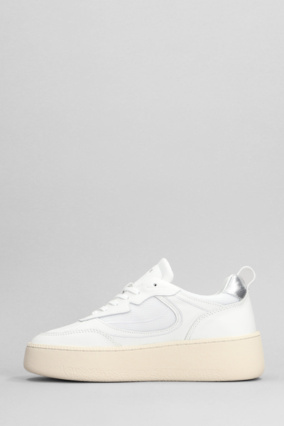 Shop Date Step Sneakers In White Leather