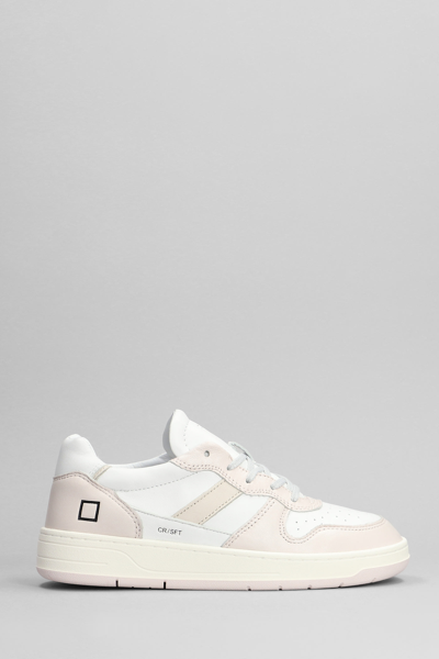 Shop Date Court 2.0 Sneakers In White Leather