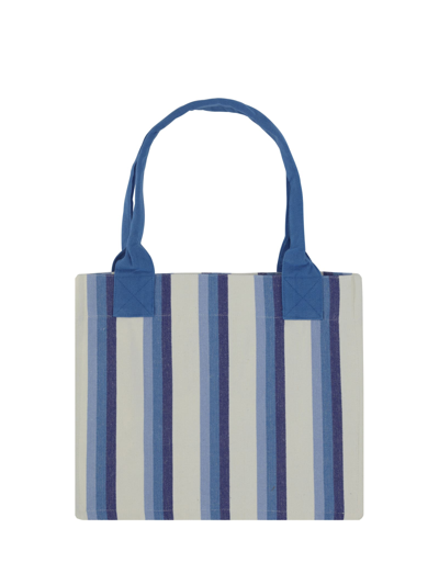 Shop Ganni Easy Handbag In Dark Blue