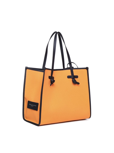 Shop Gianni Chiarini Marcella Shopping Bag In Orange