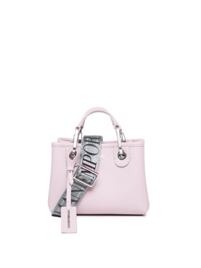 Shop Emporio Armani Myea Mini Bag In Pink