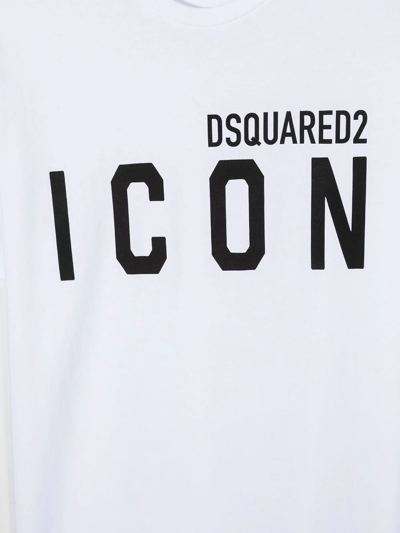 Shop Dsquared2 White  Icon T-shirt