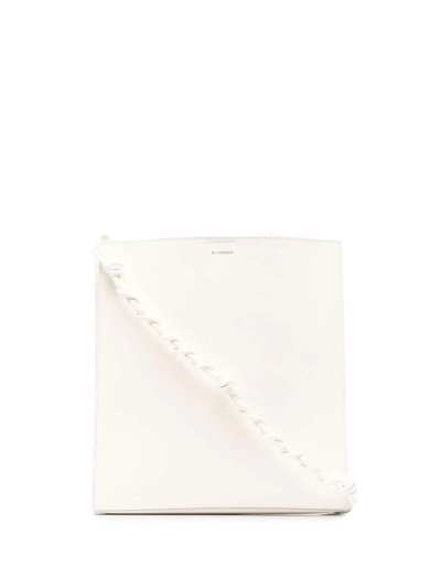 Shop Jil Sander White Medium Tangle Bag