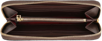 Shop Etro Coated Canvas Wallet In Burgundy