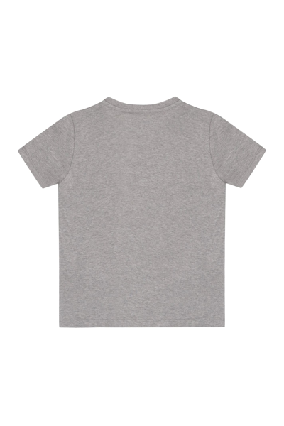 Shop Golden Goose Cotton Crew-neck T-shirt In Grey