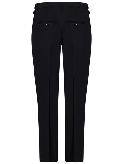 Shop Dondup Alfredo Trousers In Black