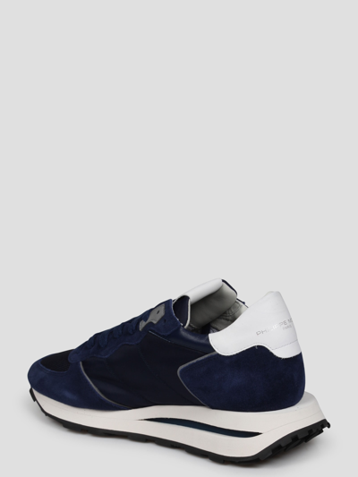 Shop Philippe Model Tropez Haute Sneakers In Blue