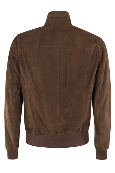 Shop Stewart Etere Goat Garment Suede In Marrone