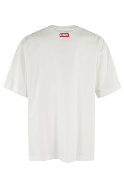 Shop Kenzo Oversize Tshirt In Off White